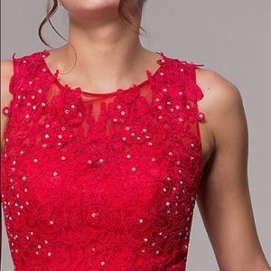 Prom Girl Red Dress